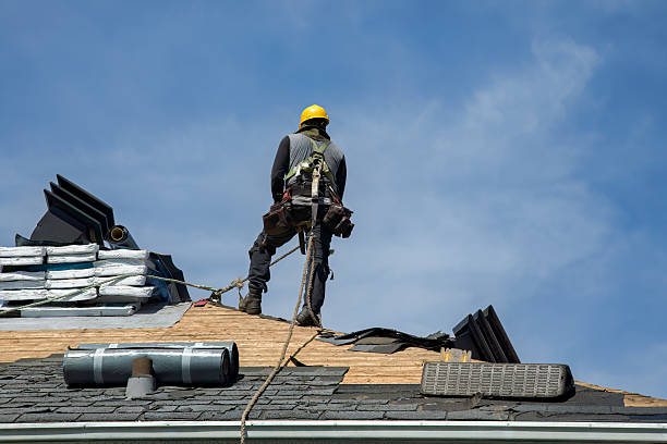 Professional Roofing technician working in Newland, NC
